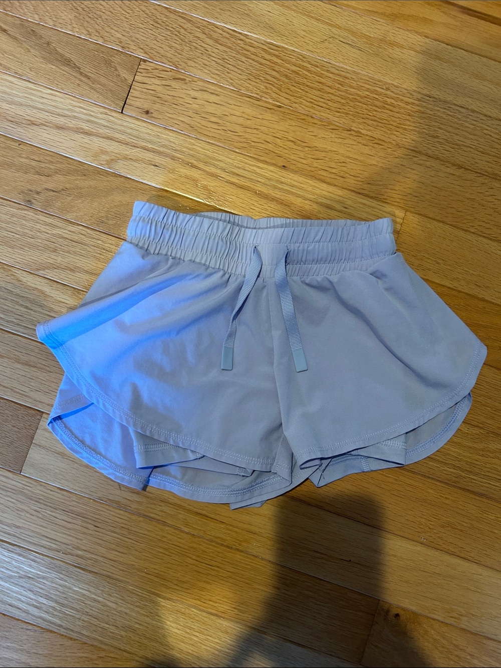 Light Lavender Kid’s Athletic Shorts with Drawstring